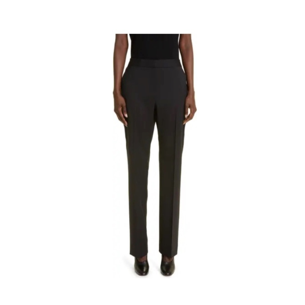 Lafayette 148 Irving Straight Leg Stretch Wool Pants